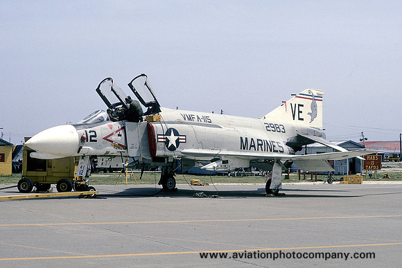 USMC VMFA-115 McDonnell F-4B Phantom 152983/VE-12 (1974)
