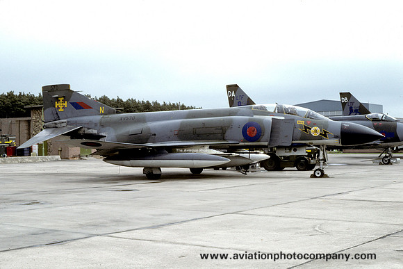 RAF 111 Squadron McDonnell F-4K Phantom FG.1 XV570/N at RAF Lossiemouth (1981)