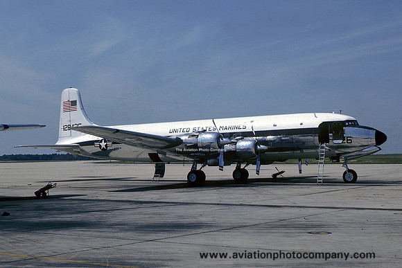 US Navy Washington Douglas C-118B 128426 (1975)