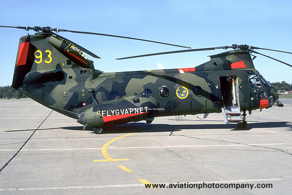 Swedish Air Force F17 Vertol 107 4453/93 (1987)