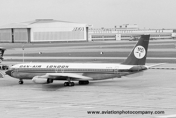 Dan Air London Boeing 707-300 G-AZTG at London Heathrow