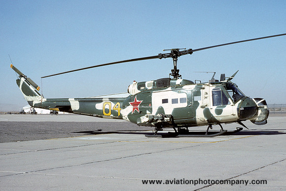 US Army NTC Fort Irwin Bell JUH-1H Iroquois 70-15855 (1990)