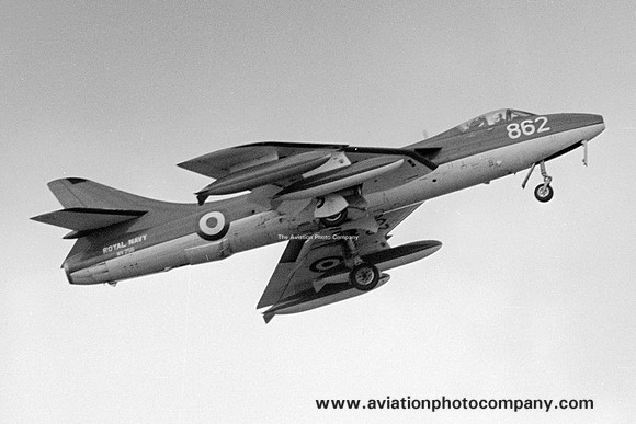 Royal Navy FRADU Hawker Hunter GA.11 WV321/862 (1979)