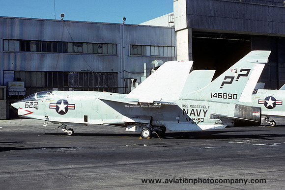 US Navy VFP-63 Chance RF-8G Crusader 146890/PP-622 (1975)