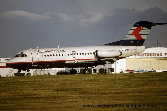 Canadian Regional Fokker F-28-1000 C-GTEO (1999)