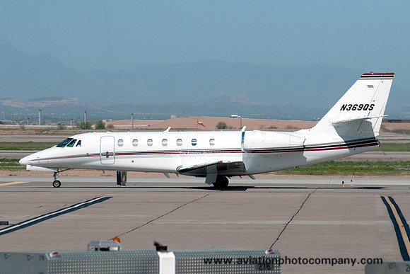 Cessna 680 N369QS at Phoenix Mesa Gateway (2013)