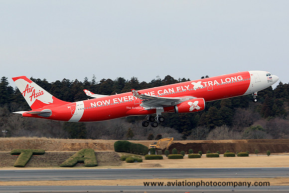 Air Asia X Airbus A330-300 9M-XXY at Tokyo Narita (2015)