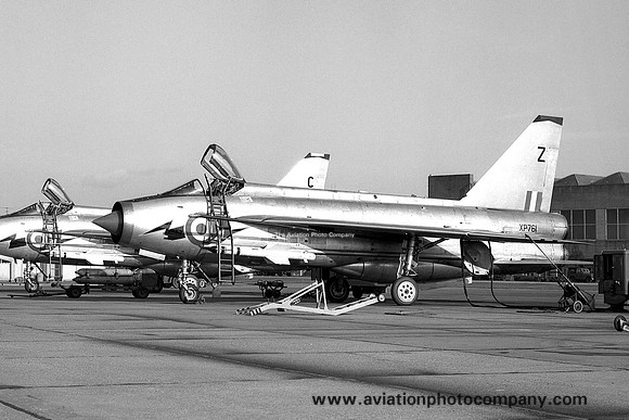 RAF 111 Squadron English Electric Lightning F.3 XP761/Z (1968)