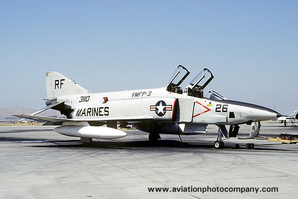 USMC VMFP-3 McDonnell RF-4B 153110/RF26 (1978)