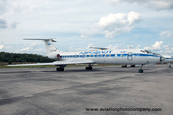 Aeroflot Tupolev Tu-134A RA-65982 stored at Chakalovsky (2012)