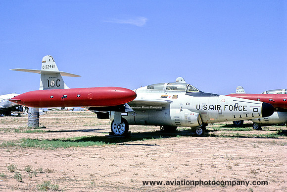 USAF Montana ANG 186 TFS Northrop F-89J 53-2461 at MASDC Davis Monthan (1970)