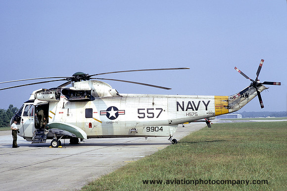 US Navy HS-75 Sikorsky SH-3A Sea King 149904/AW-557 (1973)