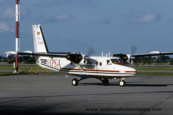 SAPSA DHC-6 Twin Otter CP-1019 (2000)
