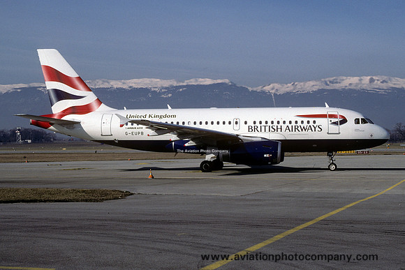 British Airways Airbus A319-100 G-EUPB (2000)