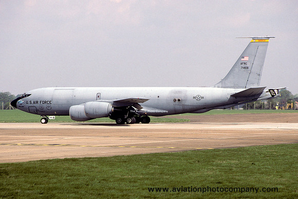 USAF 336 ARS Boeing KC-135R 57-1468 at RAF Mildenhall (1999)