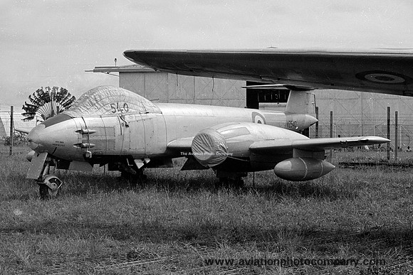 RAF 1574 Flight Gloster Meteor F.8 VZ540 (1966)