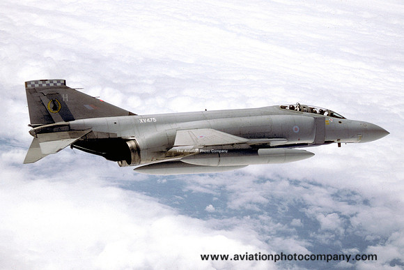 RAF 19 Squadron McDonnell F-4M Phantom FGR.2 XV475/H (1991)