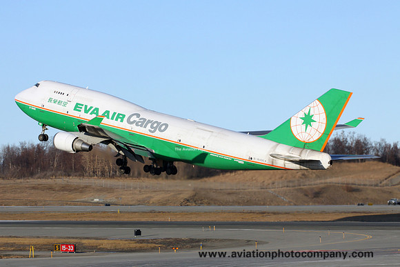 EVA Air Cargo Boeing 747-400F B-16406 at Anchorage IAP (2016)