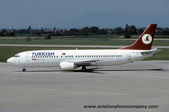 Turkish Airlines Boeing 737-400 TC-JEY (1999)