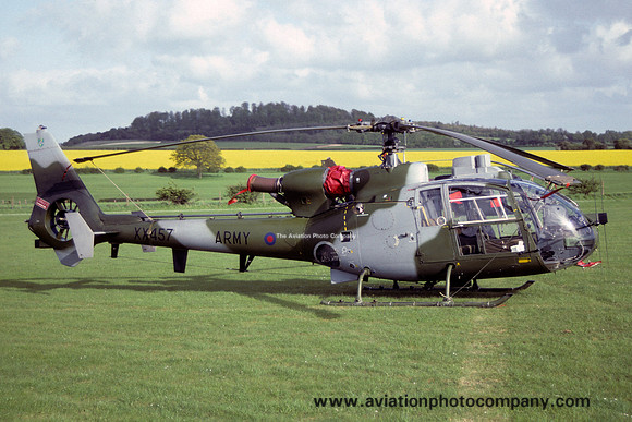 AAC 2 Flight Westland Gazelle AH.1 XX458 at Middle Wallop (1992)