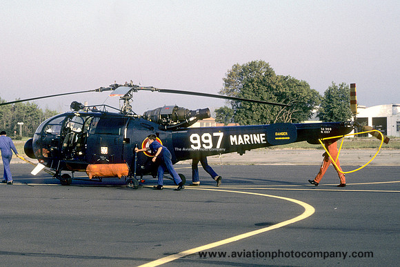 French Navy 22S Sud Alouette III 997 (1987)