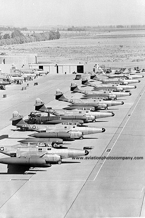 USAF Northrop F-89D Scorpion lineup
