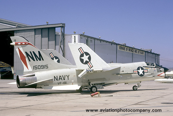 US Navy VF-191 Chance F-8J 150915/NM-115 (1973)