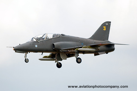 Finnish Air Force Midnight Hawks BAe Hawk 51 HW-334 at the Radom Airshow (2013)
