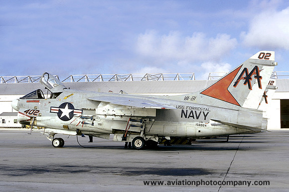 US Navy VA-81 LTV A-7E Corsair II 158024/AA-402 (1973)