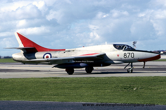 Royal Navy FRADU Hawker Hunter T.8C XF358/VL870 (1988)