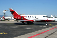 Aurela Hawker Beechcraft 900XP LY-FSK at Geneva (2008)