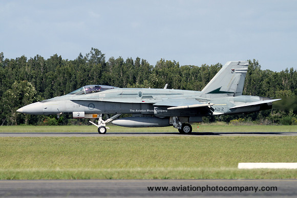 RAAF 77 Squadron McDonnell Douglas F/A-18A A21-2 at RAAF Williamtown (2013)