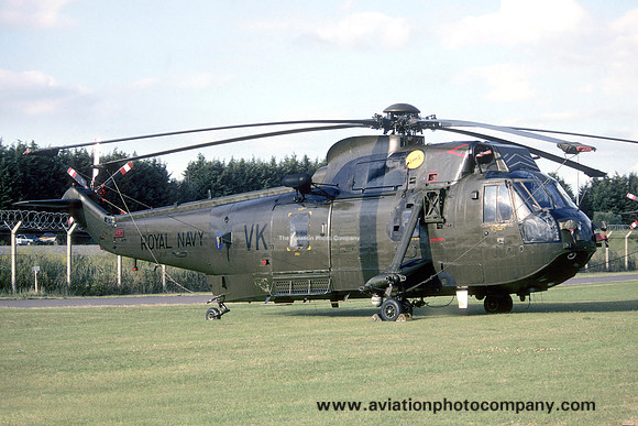 Royal Navy 846 Squadron Westland Sea King HC.4 ZF117/VK at the RNAS Yeovilton Air Day (1994)