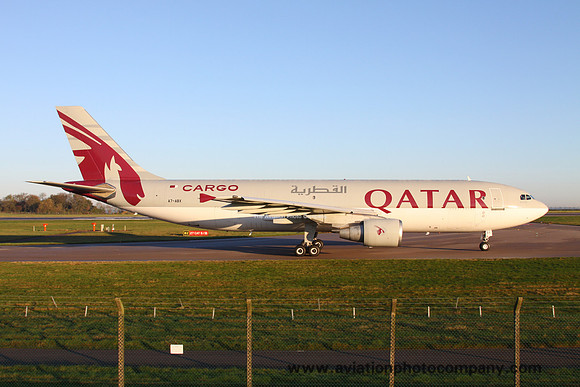 Qatar Airways Cargo Airbus A300B4F A7-ABX at East Midlands (2013)