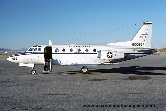 US Navy COMNAVAIRESFOR North American CT-39G Sabreliner 160053 (1977)