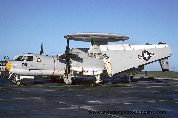 US Navy VAW-116 Grumman E-2B Hawkeye 150537/AJ-011 (1976)