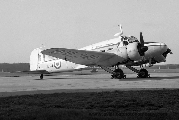RAF Air Support Command Avro Anson C.19 VL349