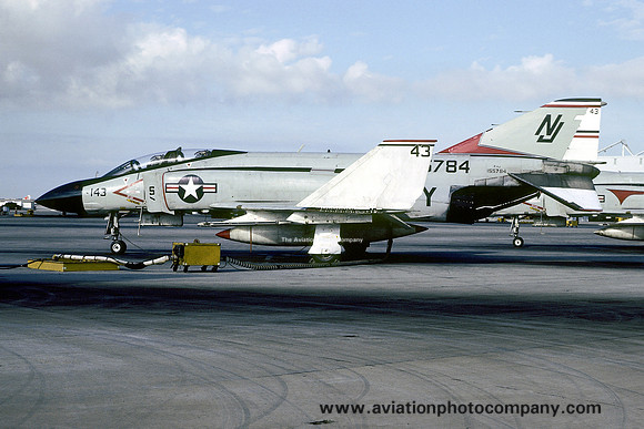 US Navy VF-121 McDonnell F-4J Phantom 155784/NJ-143 (1976)