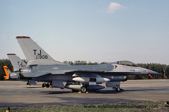 USAF 401 TFW 614 TFS General Dynamics F-16A Fighting Falcon 82-0908/TJ (1984)