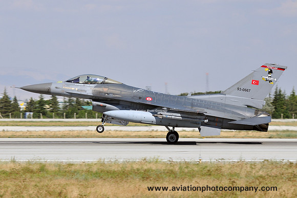 Turkish Air Force 151 Filo GD F-16C 93-0667 at Anatolian Eagle (2015)