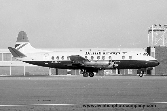 British Airways (Cambrian) Vickers Viscount G-APIM (1975)