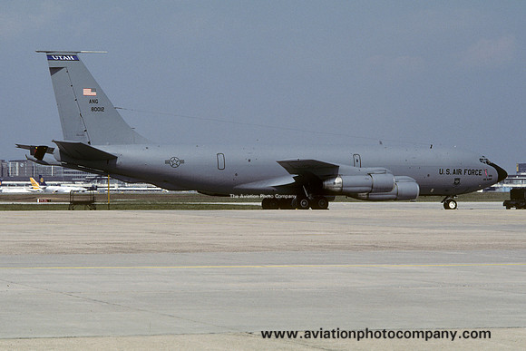 USAF Utah ANG 191 ARS Boeing KC-135E 58-0012 at Rhein Main (2001)