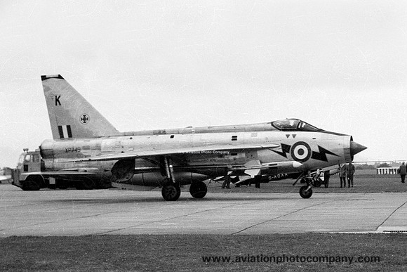 RAF 111 Squadron English Electric Lightning F.3 XP749/K (1972)