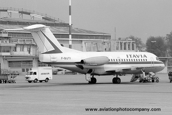 Itavia Fokker F-28-1000 F-BUTI (1978)