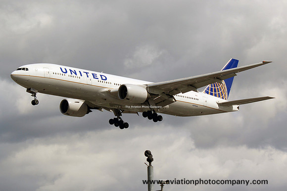 United Airlines Boeing 777-200ER N791UA at London Heathrow (2015)