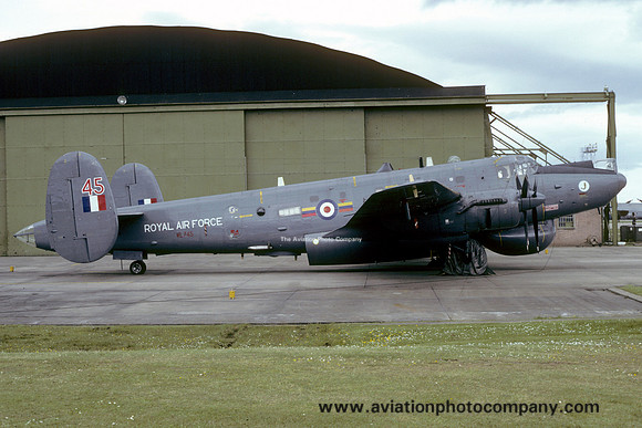 RAF 8 Squadron Avro Shackleton AEW.2 WL745 at RAF Lossiemouth (1981)