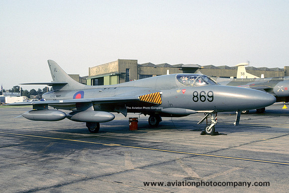Royal Navy FRADU Hawker Hunter T/8C XF310/VL869 (1992)