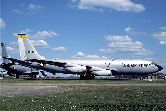 USAF 9 SRW Boeing KC-135A 58-0103 at RAF Mildenhall (1984)