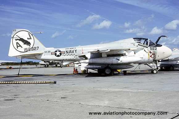 USN VA-35 Grumman KA-6D 152927/AJ523 (1978)