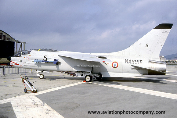 French Navy 12F Chance F-8E Crusader 5 (1985)